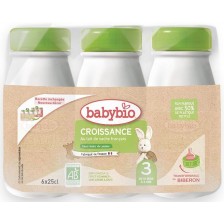 Преходно течно мляко Babybio - Croissance,  6 броя х 250 ml -1
